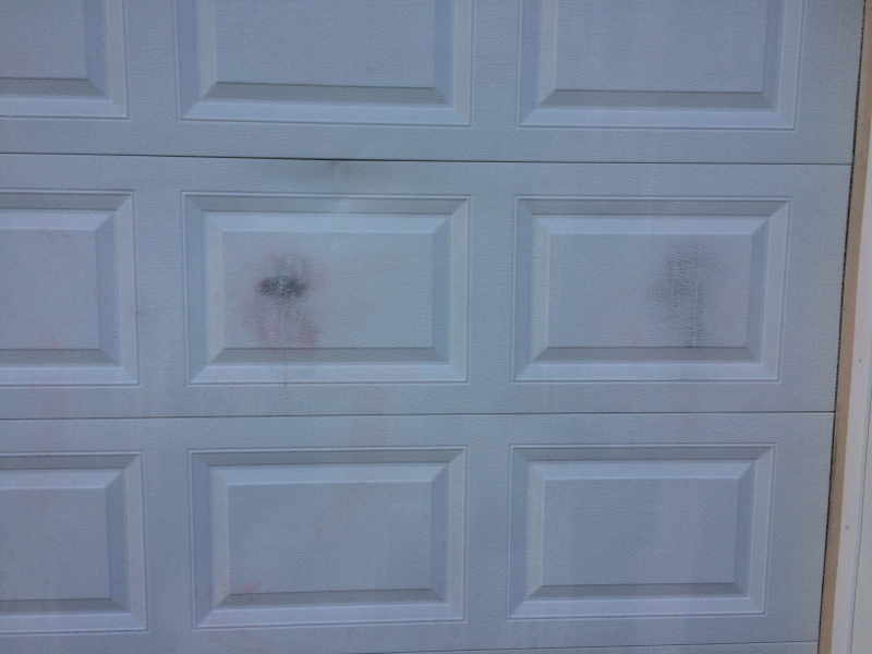 Illustration for article titled Garage doors update. I’m about out of elbow grease.
